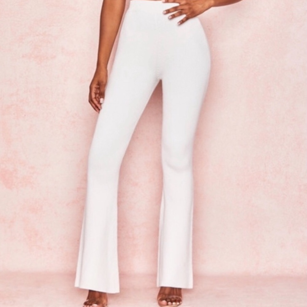 🆕HOUSE OF CB White Ribbed Set - Picture 3 of 7